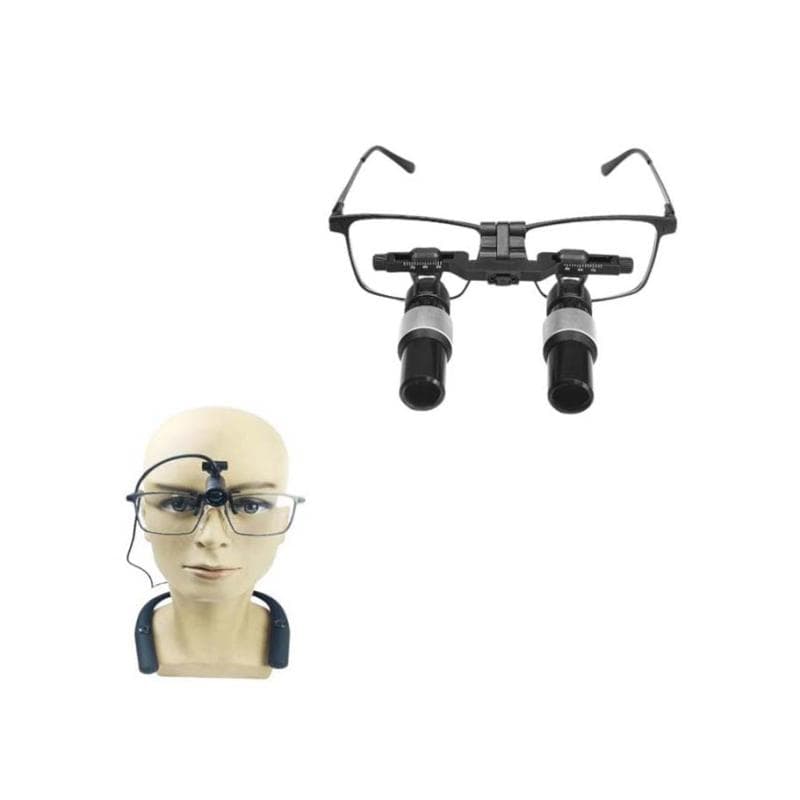 Burite Loupes 6x Black + Burite Loupes Neck Light Pro