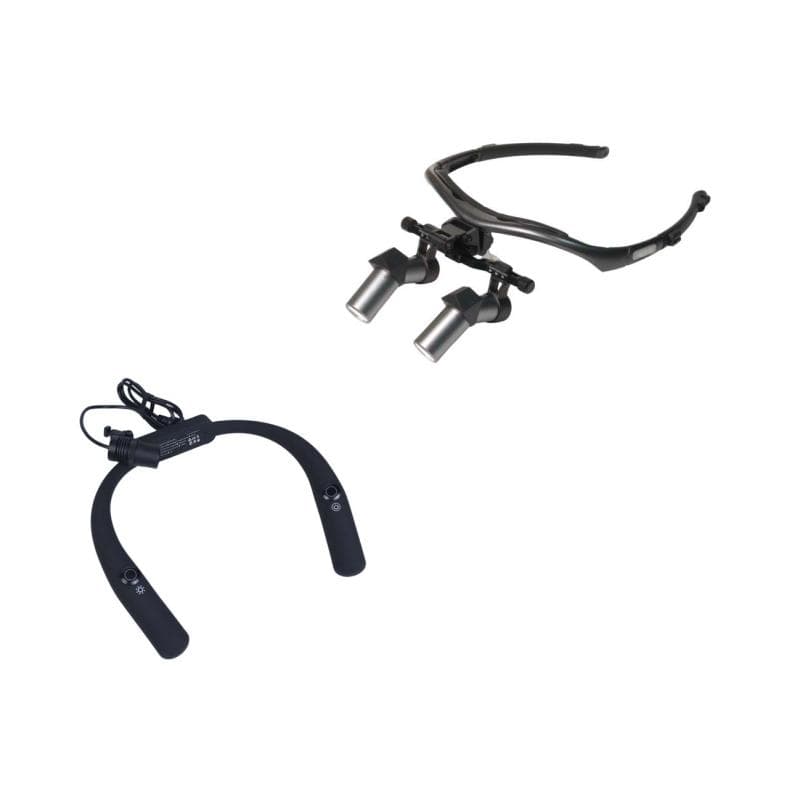 Optek Ergo Loupes 5.5x + Lighting Systems Cyberlight Pro