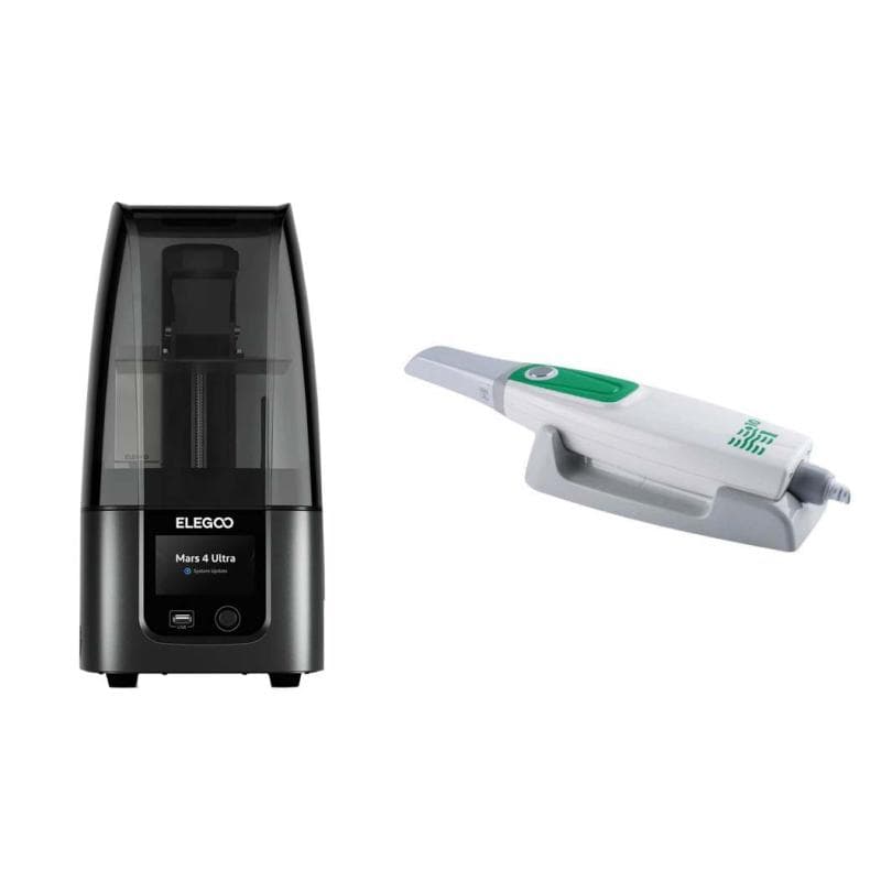 Hi10 Scanner + Elegoo Mars 4 Ultra + Resin 250 Gr + Fab Sheet Permanent