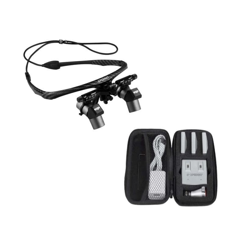 CarbonX Ergo Loupes 5.5x + Wired Flexlight