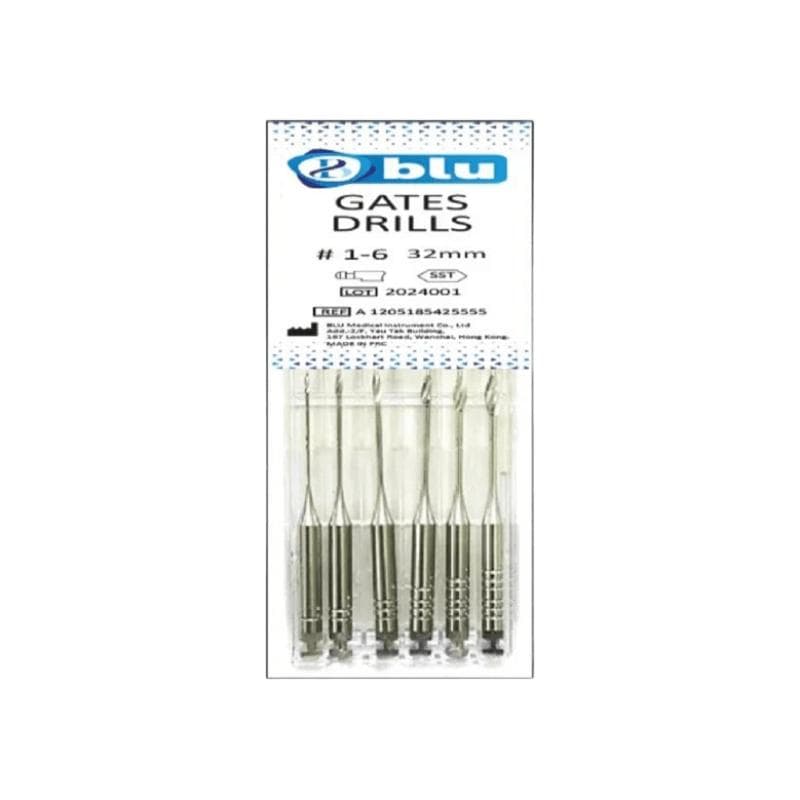 Blu Gates Drill #1-6 - 32 mm