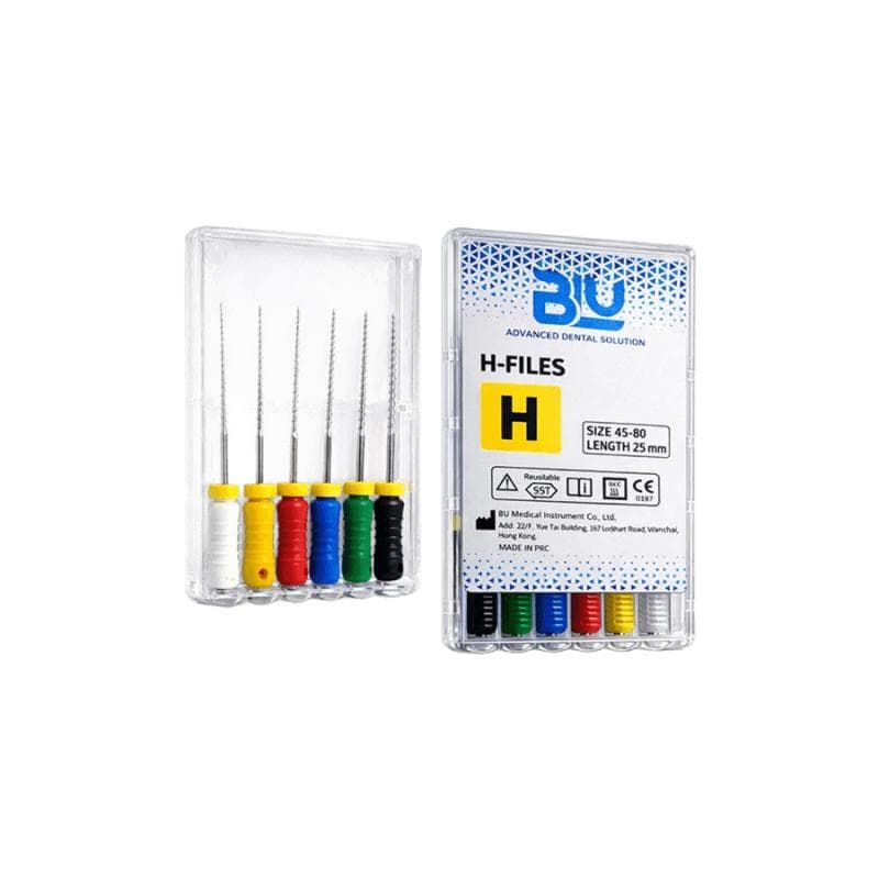 Blu H-Files #45-80 - 25 mm