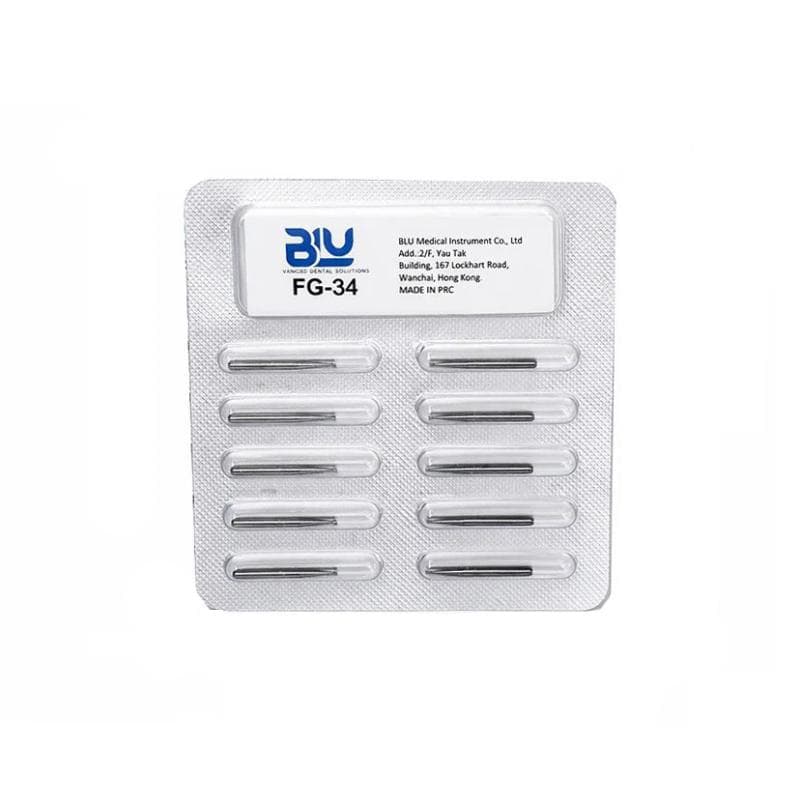 Blu Carbide Burs FG34
