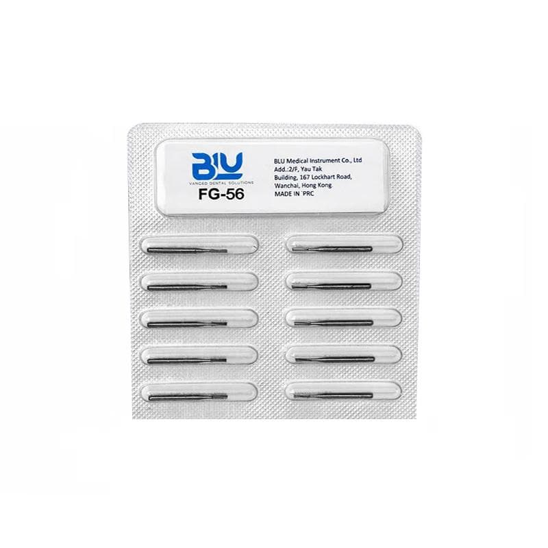 Blu Carbide Burs FG56