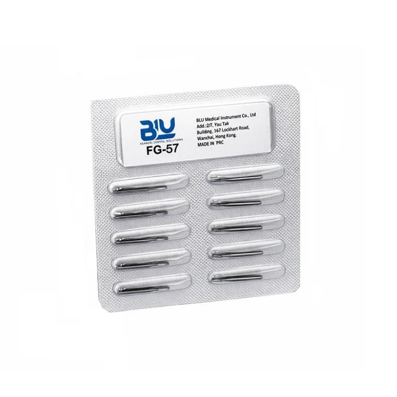 Blu Carbide Burs FG57