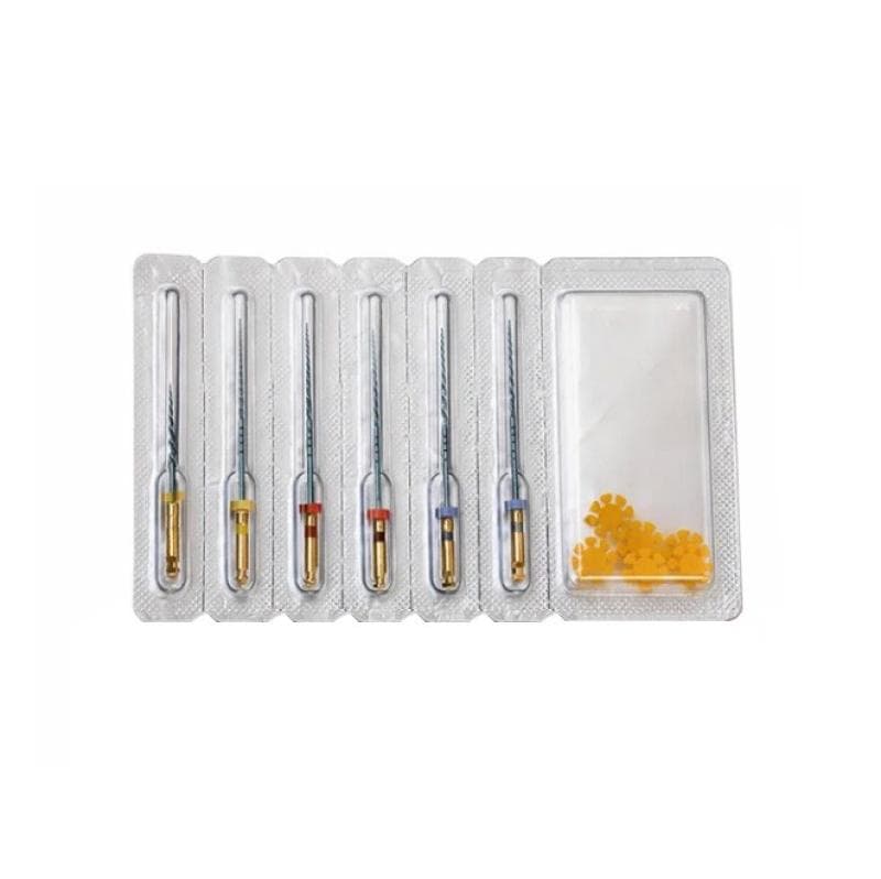 5 x Blu B Flex Blue Blister Rotary Files Assorted 6 Files 12-17-20-04-25-04-25-04-30-04-30-04 - 31 mm + 1 Free