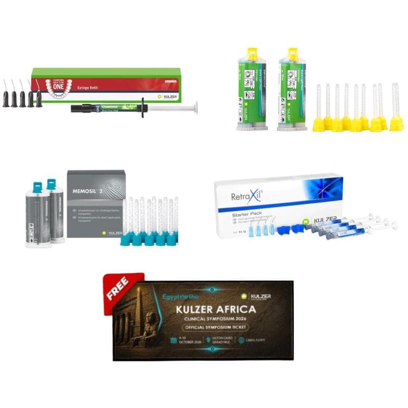 4 x Charisma Bulk Flow One 2 Gr + Memosil 2 + Retraxil Pack + Variotime Extra Light + Symposium Ticket Free