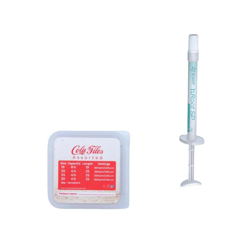 N-Root Bioceramic Sealer 2 Gr + Cola Files Assorted