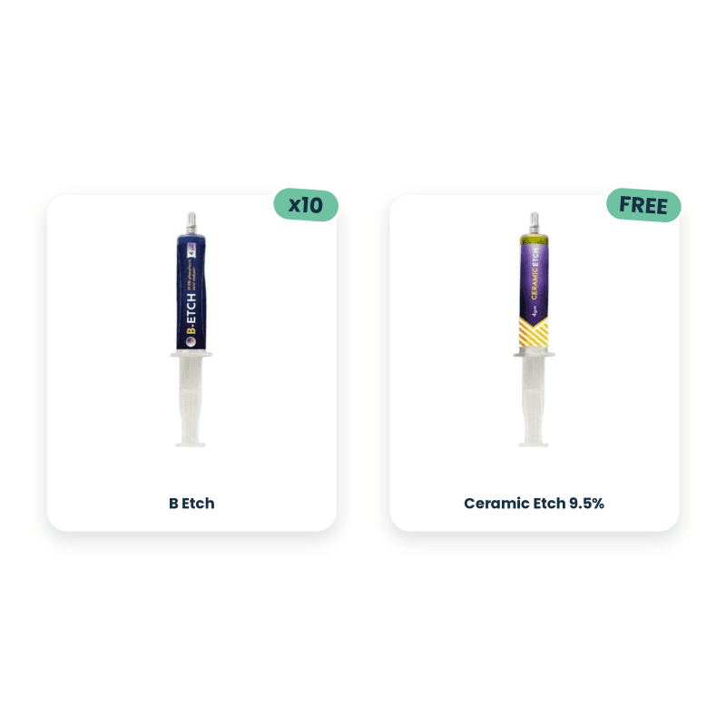 10 x B Etch + Ceramic Etch 9.5% Free