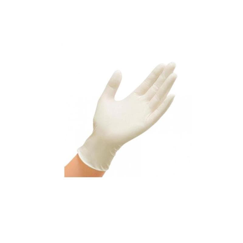 5 x Latex Gloves Powder Free Large