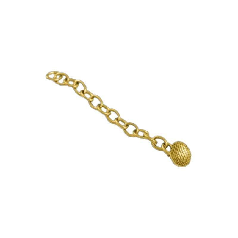 10 Packs of Direct Bond Eyelet With Chain Gold + 1 Pack Free
