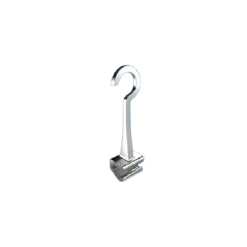 20 Packs of Long Curved Crimpable Hook Left + 1 Pack Free