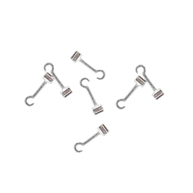 10 Packs Extra Long Crimpable Hook Right + 1 Pack Free