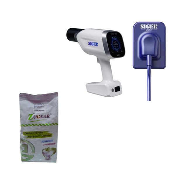 Siger Portable X-Ray Siray Neo + Siger Sensor Neo Size 1.5 with AI + Zogear Alginate Impression Material Normal Set Free