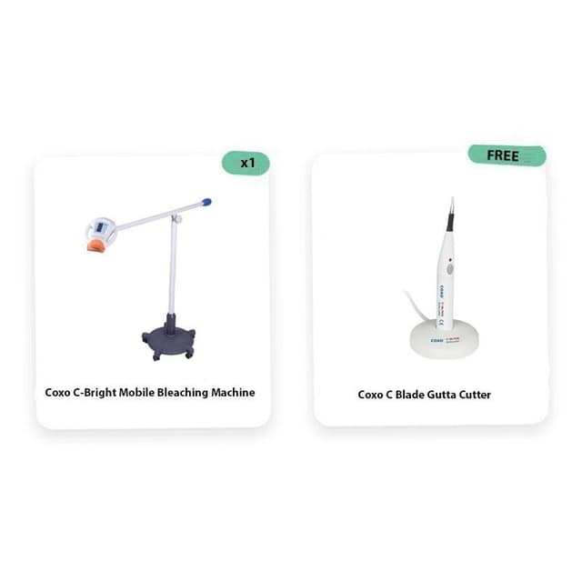 Coxo C-Bright Mobile Bleaching Machine + Coxo C Blade Gutta Cutter Free