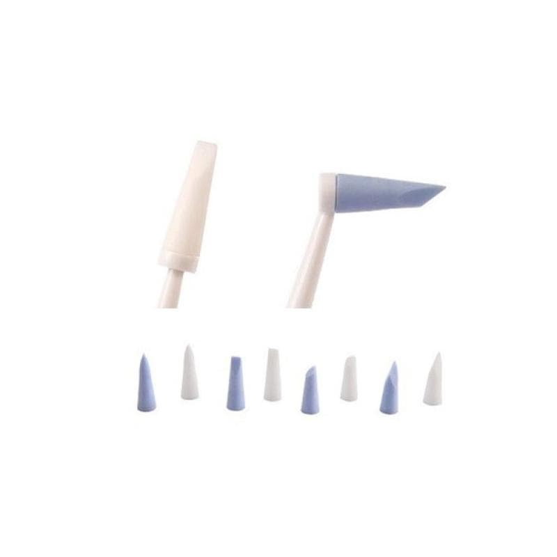 Esthetic Plus Refill - 4 Soft Brushes Tips for Modeling Composites - Silicone