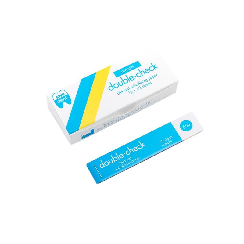 Swedent Straight Articulating Paper 12 Pcs