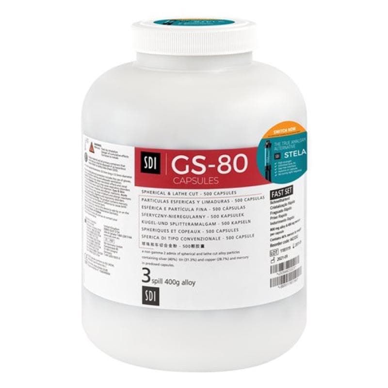 SDI GS-80 Amalgam Spill 3 - 500 Capsules