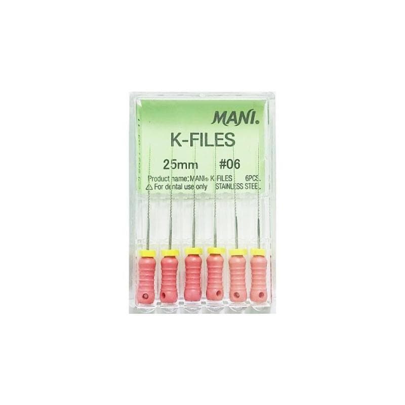 Mani K-Files #6 - 25 mm