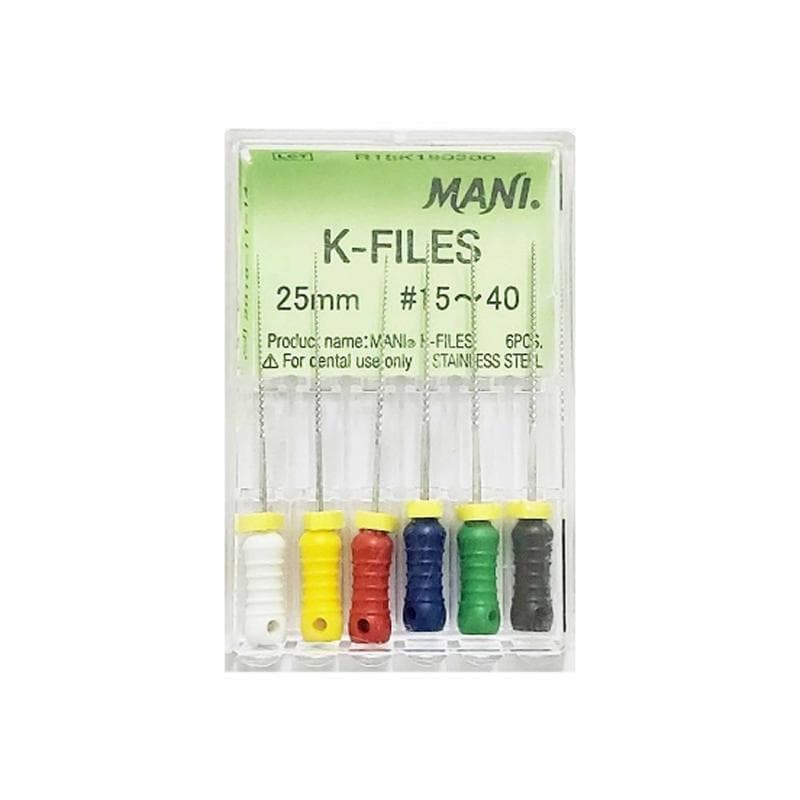Mani K-Files #15-40 - 25 mm