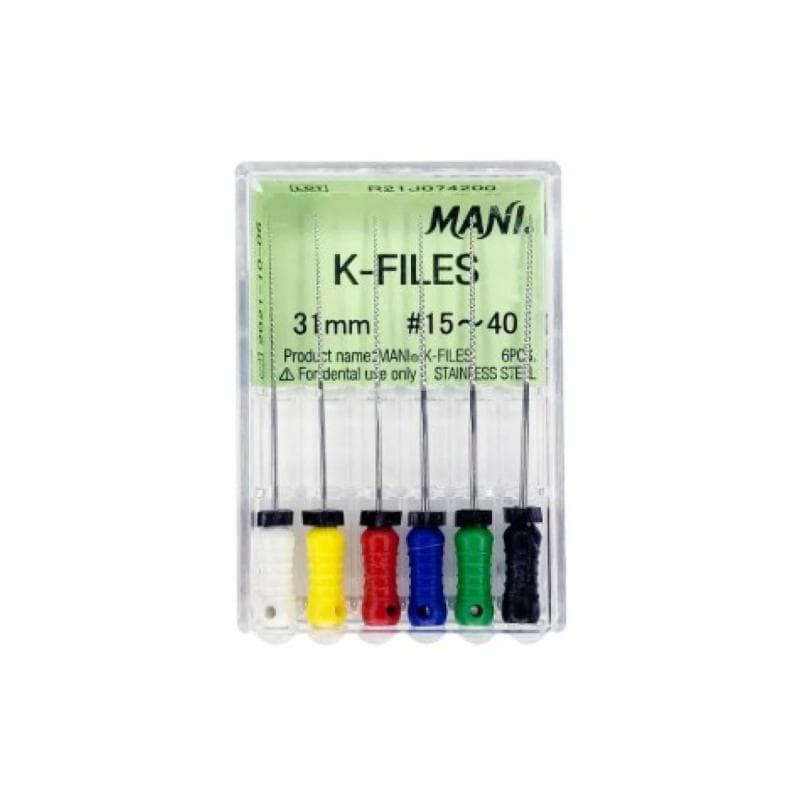 Mani K-Files #15-40 - 31 mm
