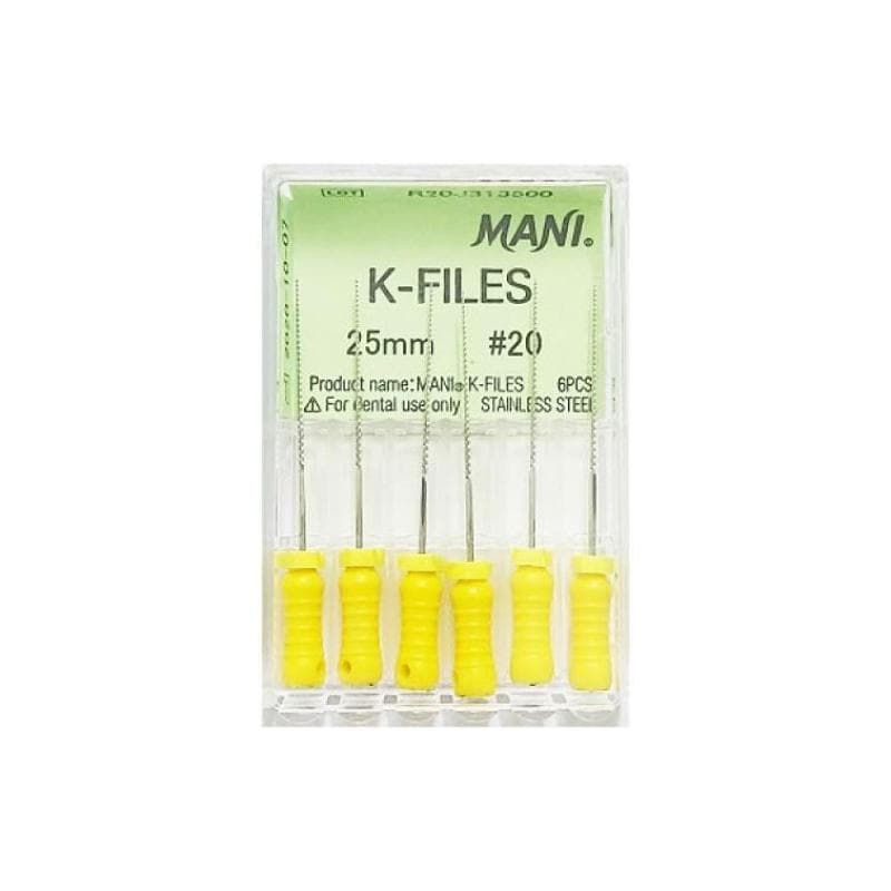 Mani K-Files #20 - 25 mm