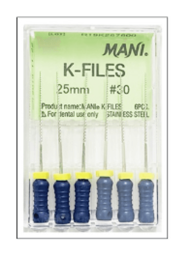 Mani K-Files #30 - 25 mm