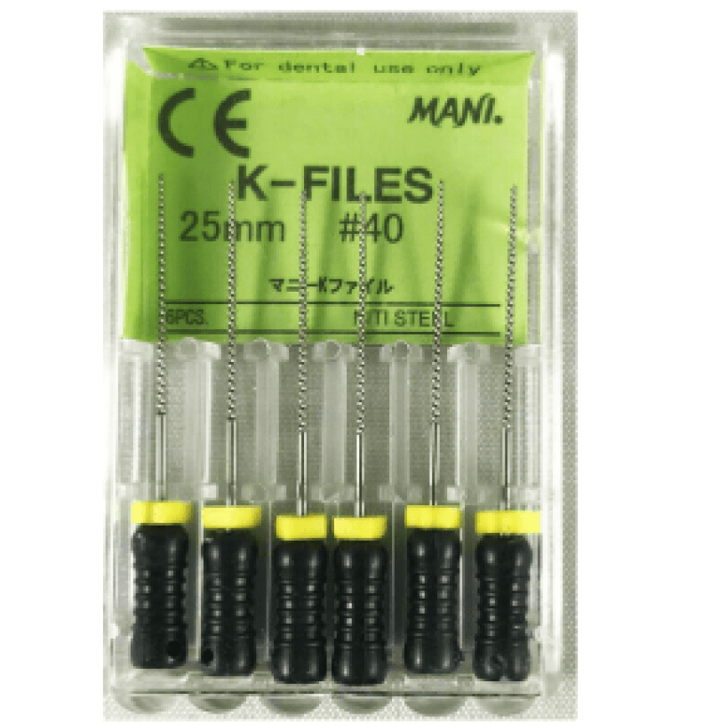 Mani K-Files #40 - 25 mm
