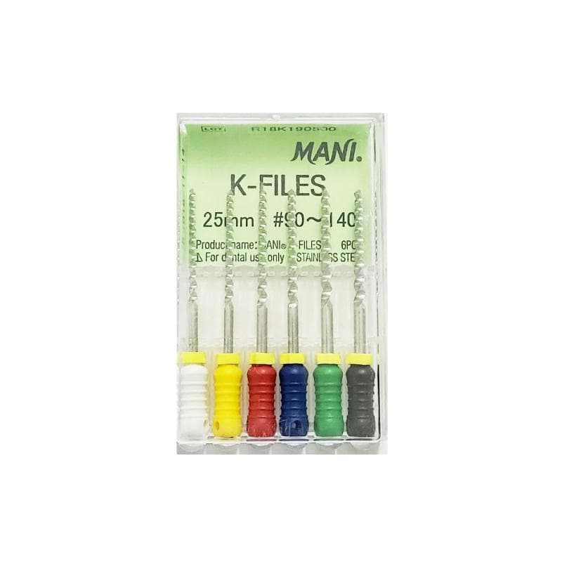 Mani K-Files #90-140 - 25 mm