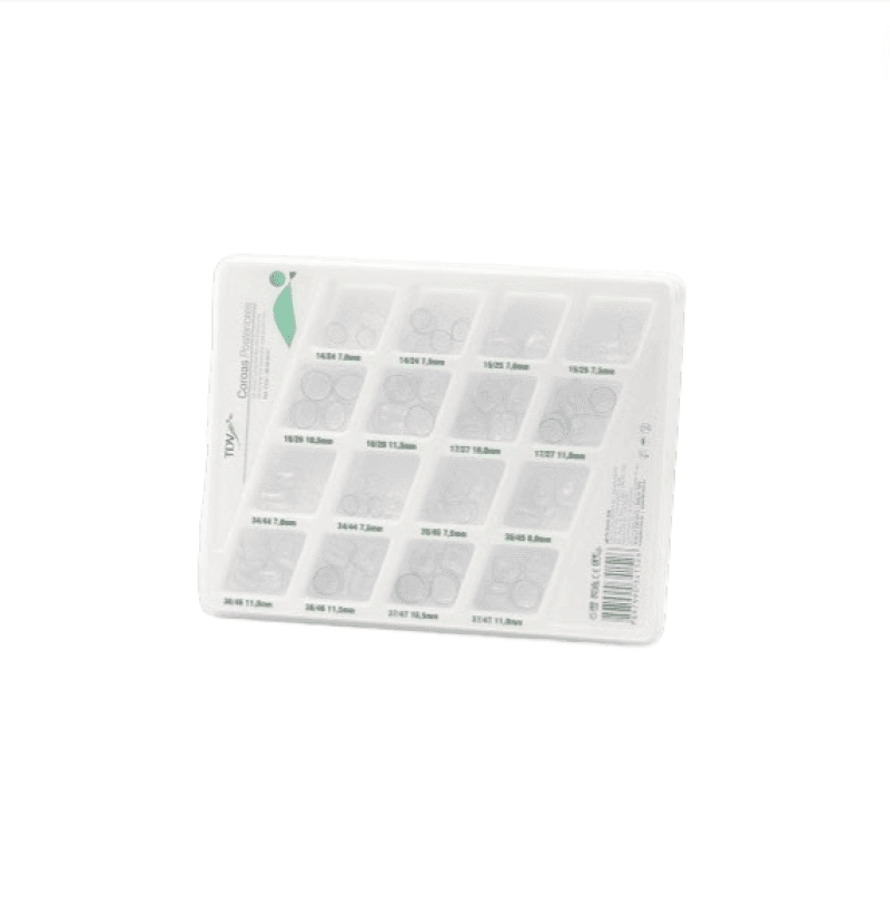 TDV Crowns Posterior Adult Teeth - 64 Transparent Crowns