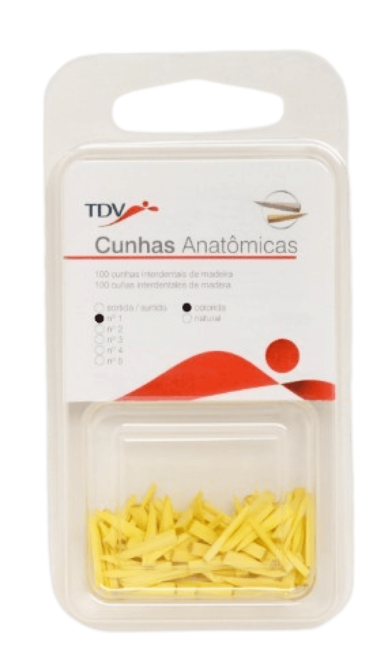 Anatomic Wooden Wedges For Deciduous Yellow