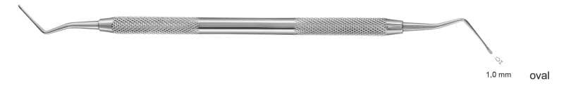 Oval Excavator 1.2mm Solid Handle