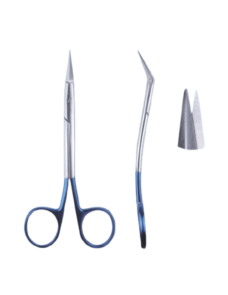 Dean Serrated Double Curved Scissors 13.5 cm