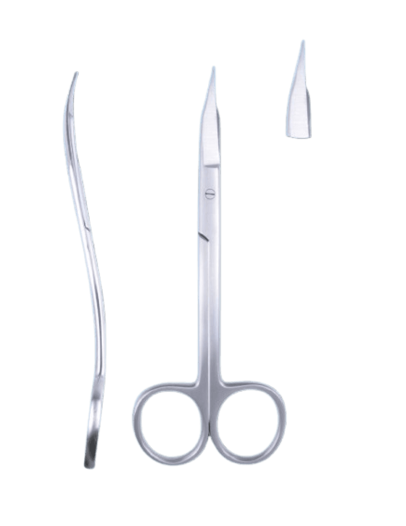 Goldman-Fox Scissors Double Curved 13 cm