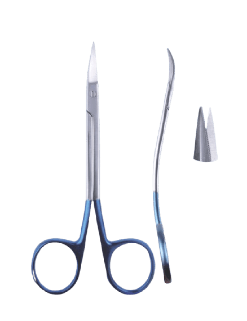 Goldman-Fox Scissors Serrated Double Curve 13.5cm
