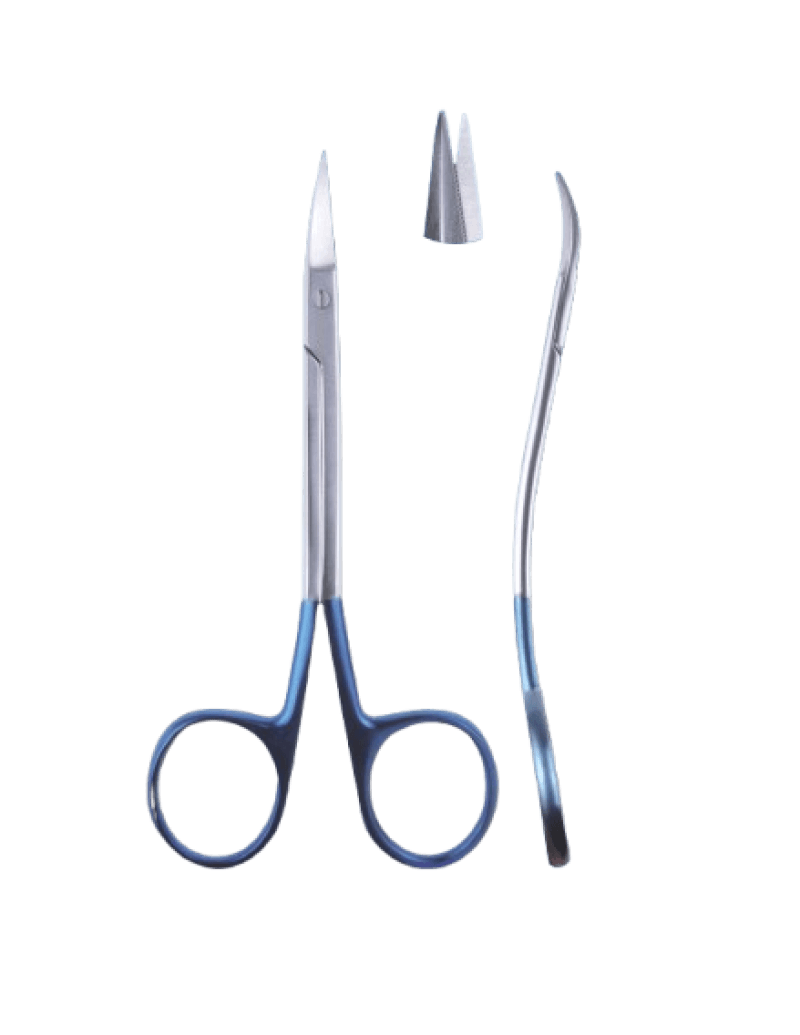 La Grange Scissors Serrated Double Curved 13.5cm