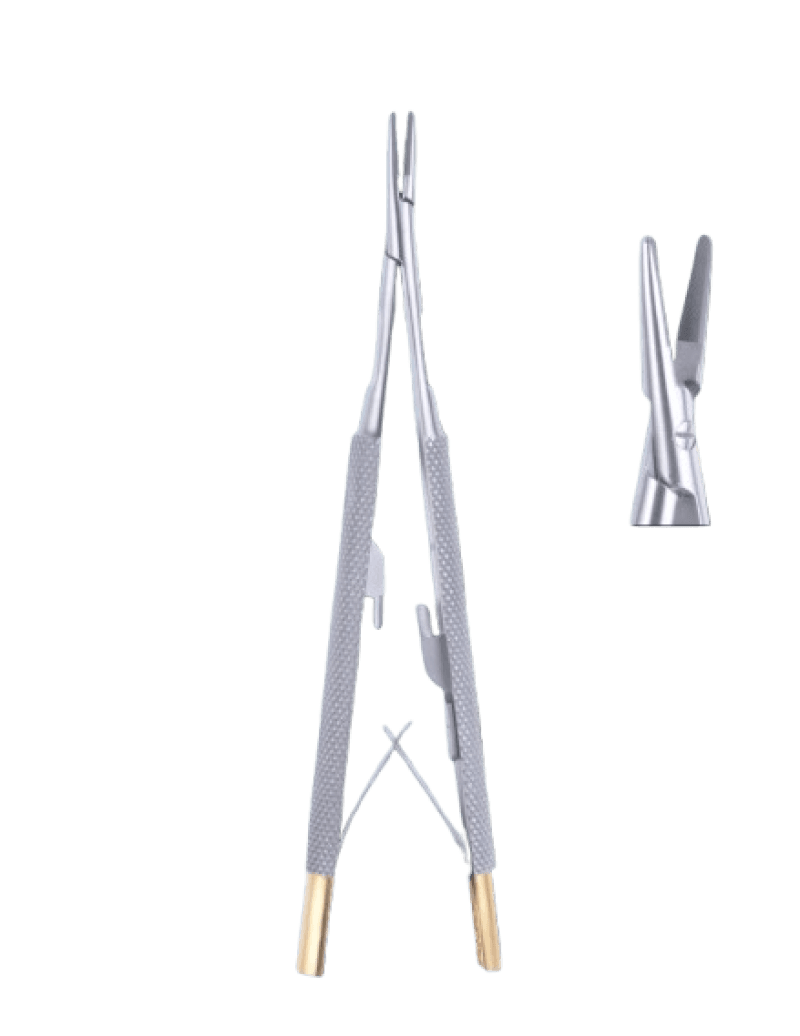 Castroviejo Barraquer Needle Holder Straight Tungsten Carbide 15cm
