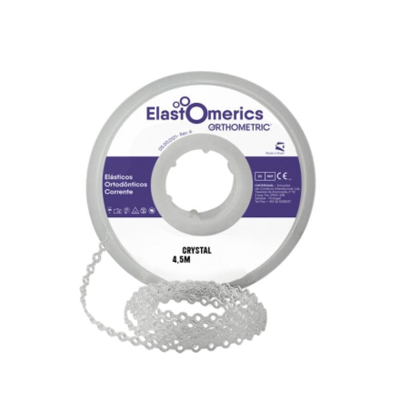 Elastomeric Chain Orthometric 4.5M Long Pearl Long