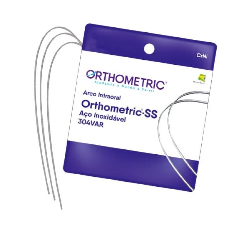 Orthometric SS Round Stainless Arch Wire 0.017 X 0.025 Lower