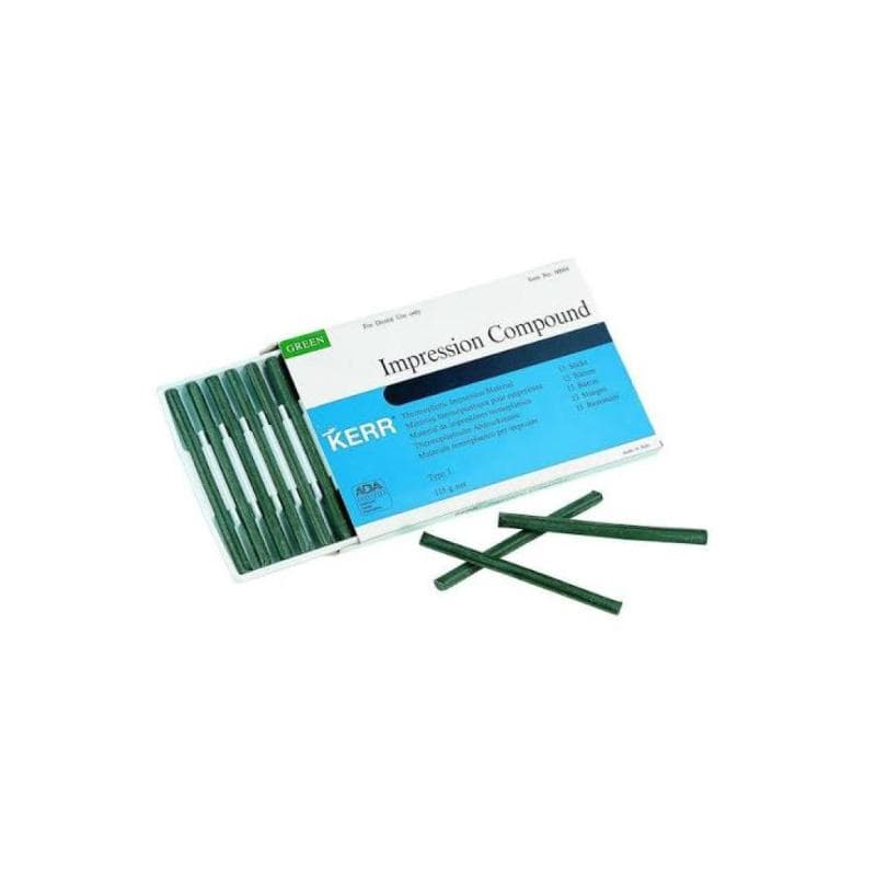 Thermoplastic Impression Compound Green - 15 Sticks