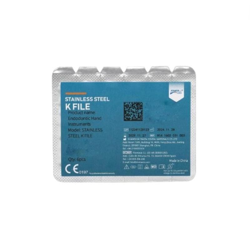 Fanta Stainless Steel K-Files #20 - 25mm