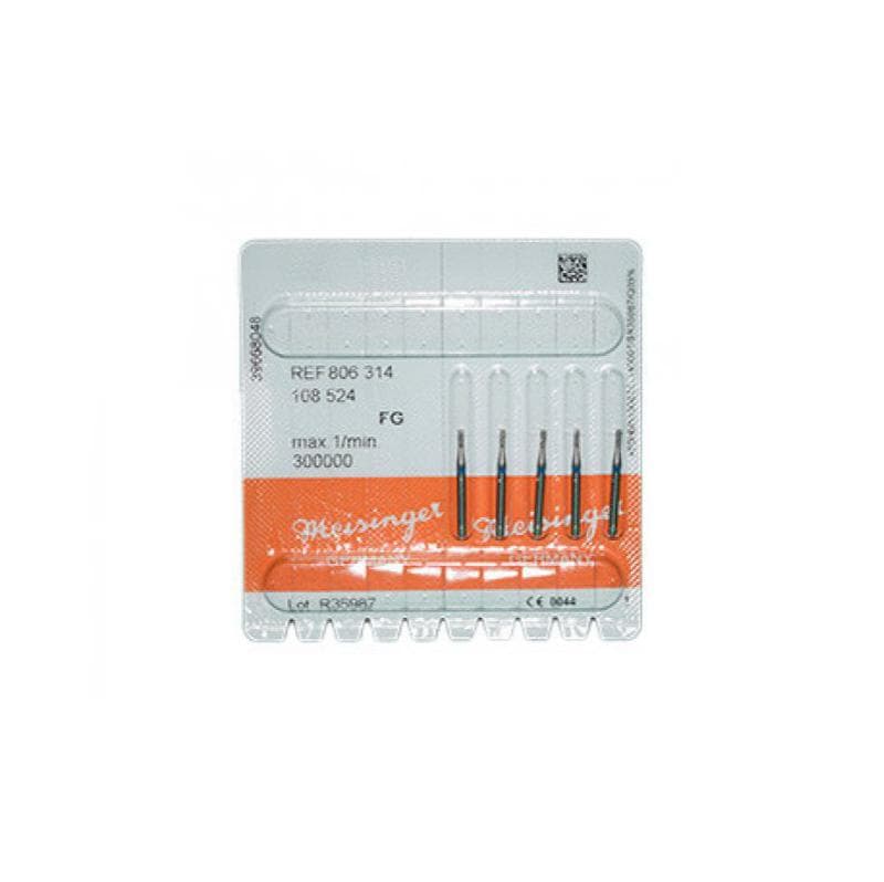 Meisinger Fissure Diamond Bur High Speed Diameter 012