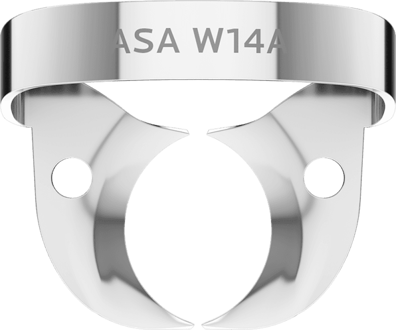 Rubber Dam Clamps Wingless Round Molars N.W14A