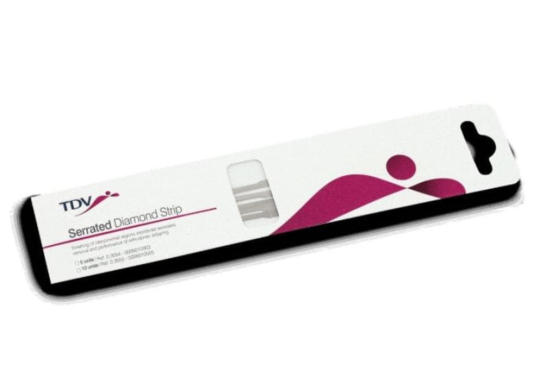 TDV - 5 Serrated Diamond Strips 3.0mm