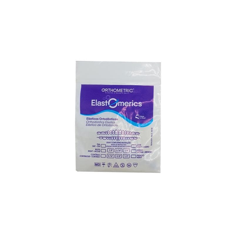 Orthodontic Elastic Intra Oral Box Latex Medium 3/16