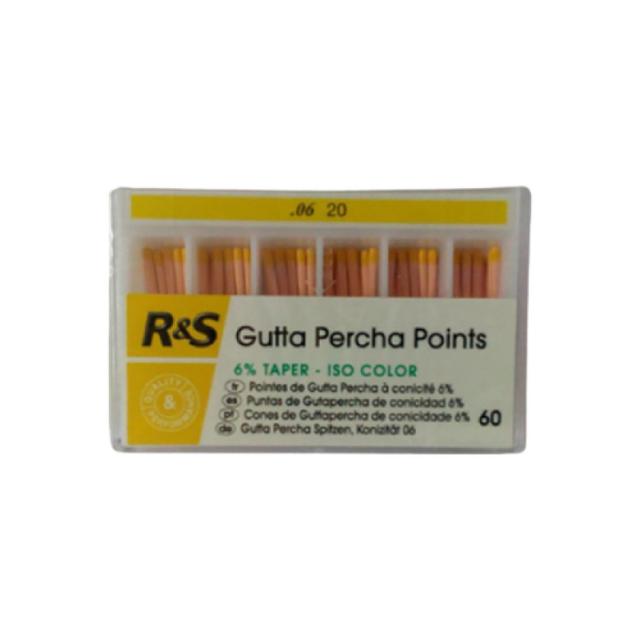 Gutta Percha Points #20 Taper 6%