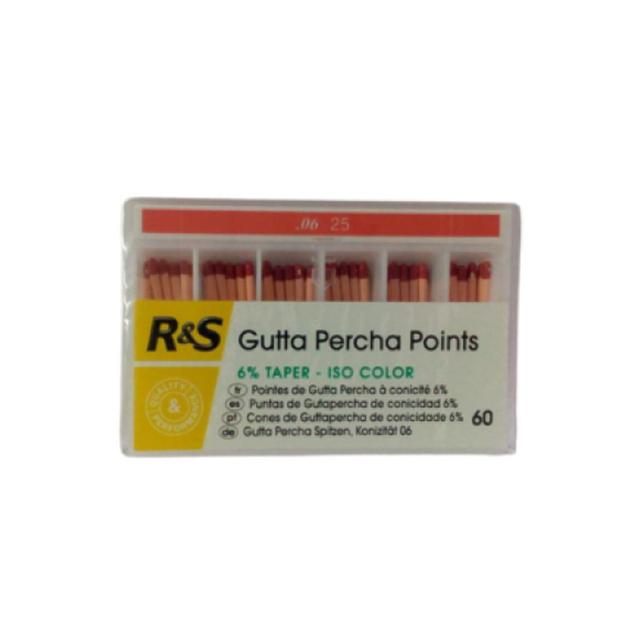 Gutta Percha Points #25 Taper 6%