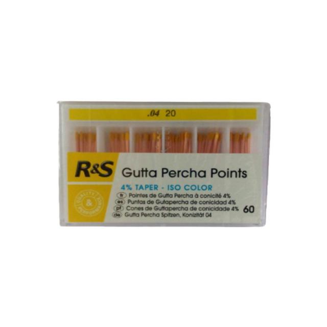 Gutta Percha Points #20 Taper 4%