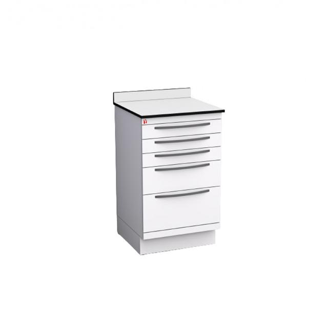 Al Yarmuk Drawers Cabinet With White Solid Phenolic Compact Top 12 mm Y-Dr311-C