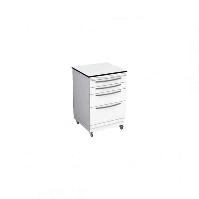Al Yarmuk Mobile Treatment Cabinet With White Solid Phenolic Compact Top 12 mm Y-Mo211-C